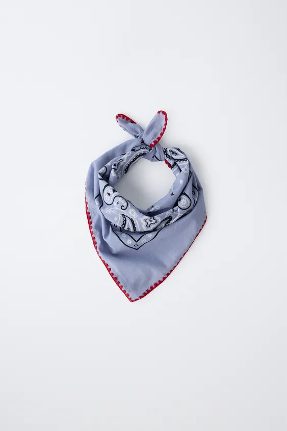 CONTRAST PAISLEY BANDANA | Zara US