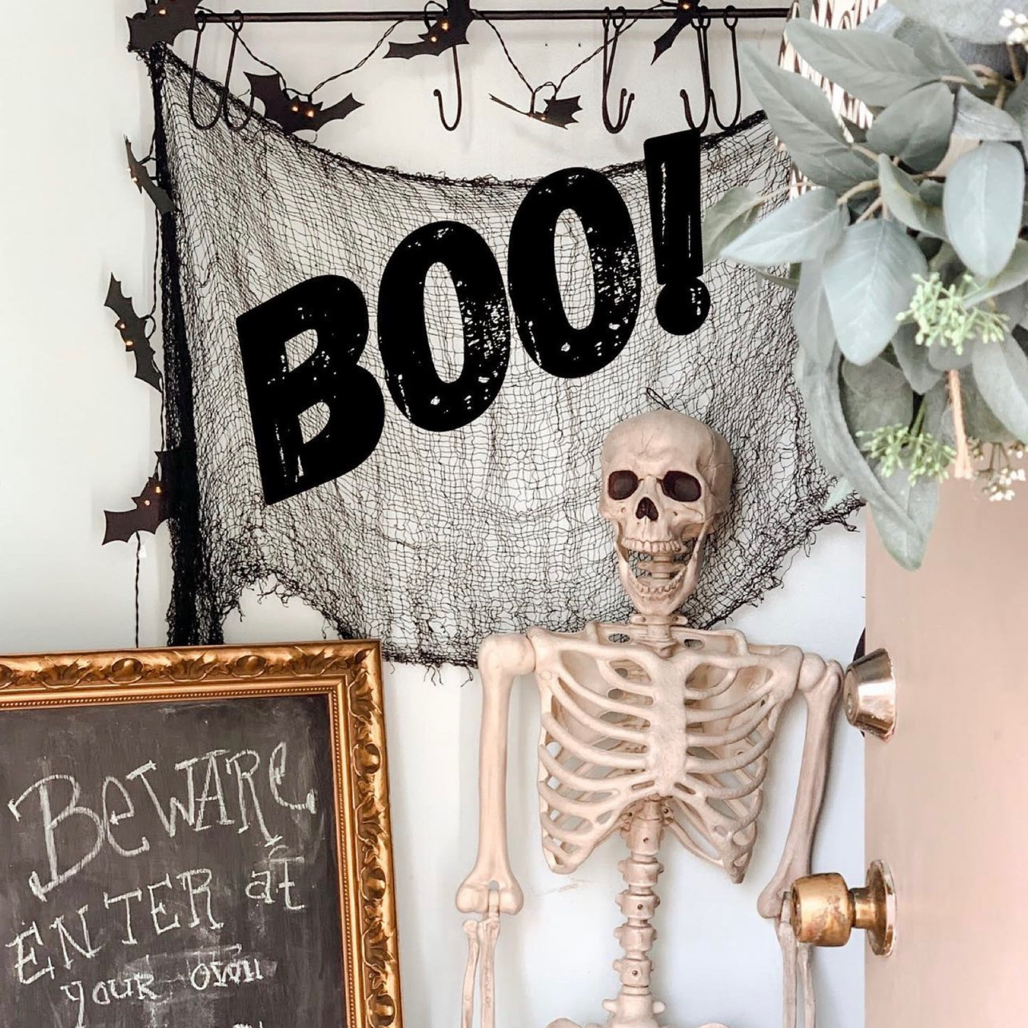 BOO! 👻 Mr. Bones is back! 
#halloween #halloweendecor #homeinspo 

#LTKhome #LTKstyletip #LTKSeasonal