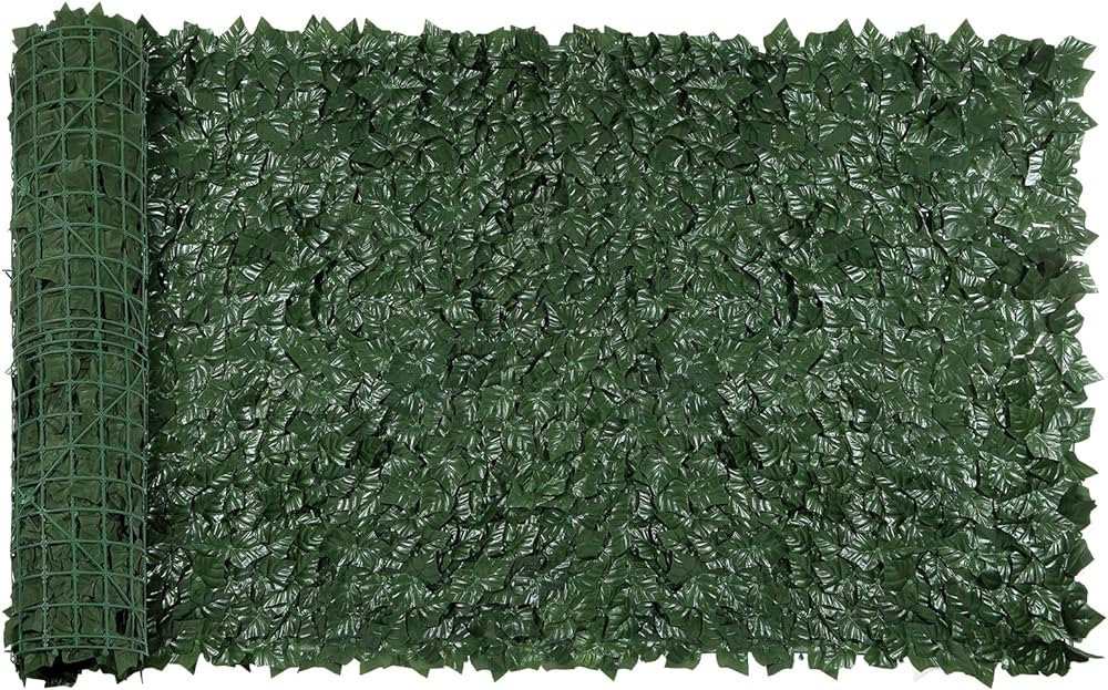 Artificial Ivy Privacy Fence,U'Artlines Heavy Duty Artificial Hedges Fence and Faux Ivy Vine Leaf... | Amazon (US)