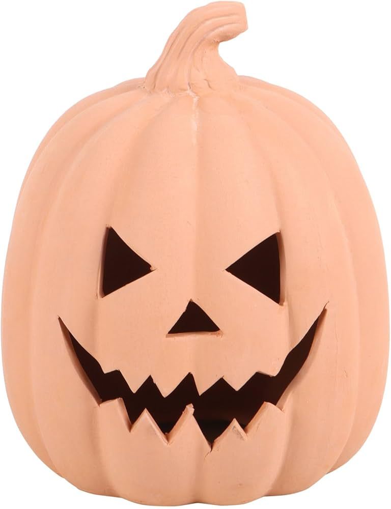 15cm Terracotta Pumpkin Decoration: Effortless Halloween Decor - Rustic Charm, Lasting Impression... | Amazon (US)