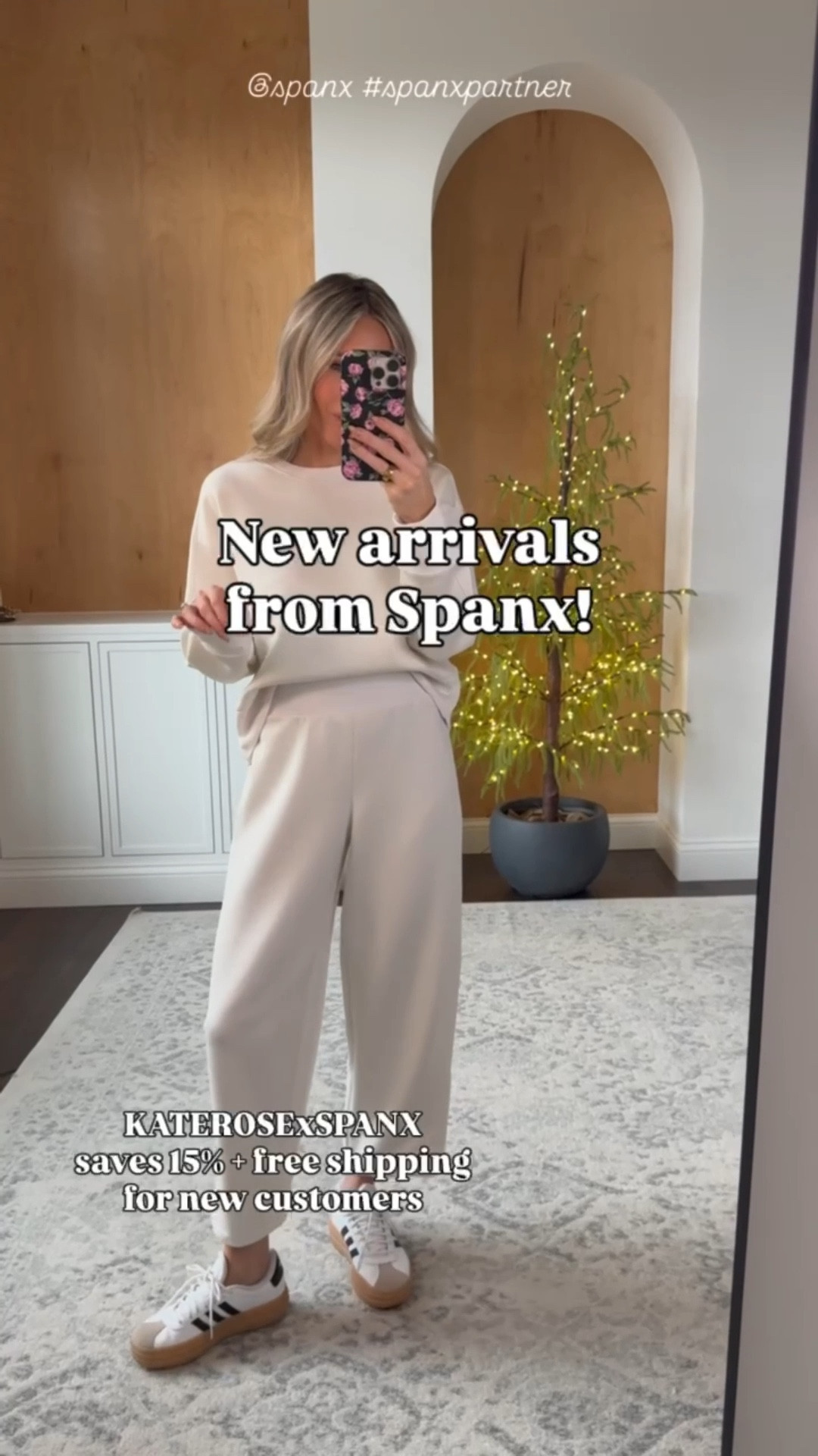 @spanx new arrivals! Use code KATEROSExSPANX to save 15% plus free shipping for new customers 

Gorgeous new air essentials luxe collection - comes in multiple colors and styles. Wearing crewneck sweatshirt (sized up to small) and barrel sweatpants (xs petite)

Air essentials luxe cardigan is such a nice gift - perfect for travel or an elevated casual outfit. 4 colors - wearing size small

Booty boost luminara leghjngs - beautiful sheen detail - grab the matching tank for an elevated workout set! Comes in full length or 7/8 length. Wearing xs in both

#spanxpartner

Follow my LTK @roseykatestyle on the @shop.LTK app to view this post and get my exclusive app-only content!

#liketkit #LTKHoliday
@shop.ltk
https://liketk.it/5Gwnf 

Follow my LTK @roseykatestyle on the @shop.LTK app to view this post and get my exclusive app-only content!

#liketkit  
@shop.ltk
https://liketk.it/5H47R

Follow my LTK @roseykatestyle on the @shop.LTK app to view this post and get my exclusive app-only content!

#liketkit #LTKGiftGuide  #LTKGiftGuide 
@shop.ltk
https://liketk.it/5JdQS

#LTKGiftGuide 

Follow my LTK @roseykatestyle on the @shop.LTK app to view this post and get my exclusive app-only content!

#liketkit   
@shop.ltk
https://liketk.it/5K45r

Follow my LTK @roseykatestyle on the @shop.LTK app to view this post and get my exclusive app-only content!

#liketkit #LTKPetite #LTKTravel #LTKPetite #LTKOver40 #LTKSeasonal #LTKPetite #LTKPetite #LTKTravel #LTKmomlife #LTKPetite #LTKTravel
@shop.ltk
https://liketk.it/5KjYL

#LTKPetite #LTKTravel #LTKOver40
