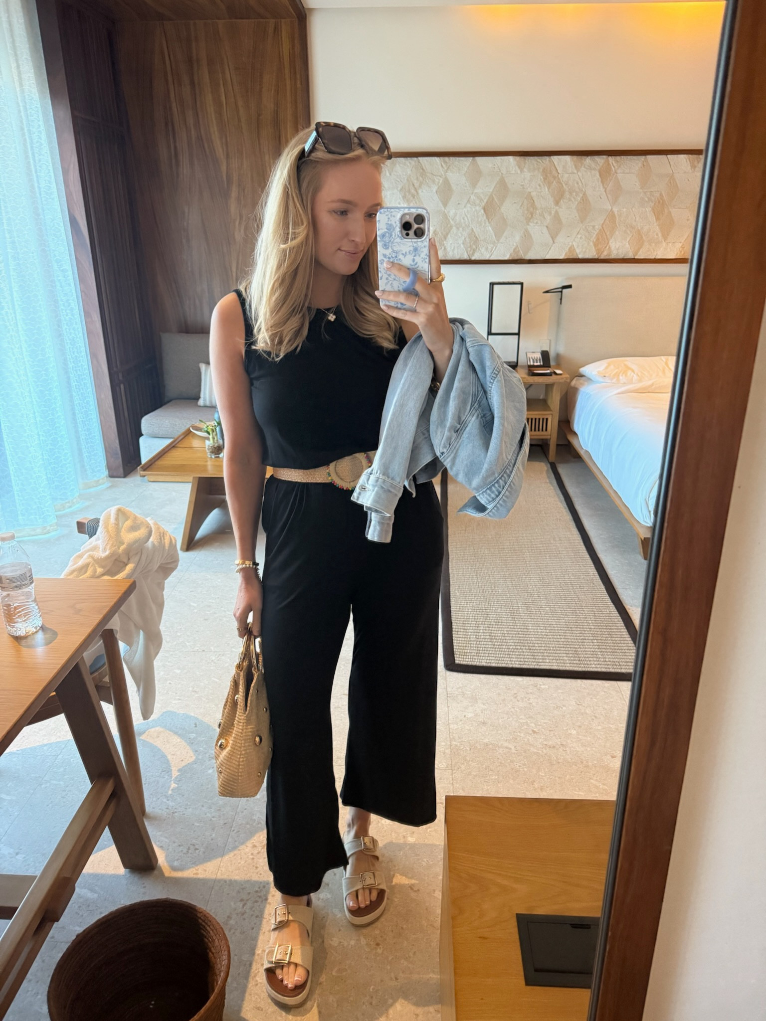 What I wore in Cabo! This Avara outfit would be so cute for travel or a day of shopping!! Both the jumpsuit and these sandals are super comfortable. Wearing size small in the jumpsuit and the sandals run tts. Use my code amandaj15 for 15% off! Travel outfits // everyday outfits // comfortable outfits // vacay outfits // shop Avara 

#LTKSeasonal #LTKStyleTip #LTKTravel