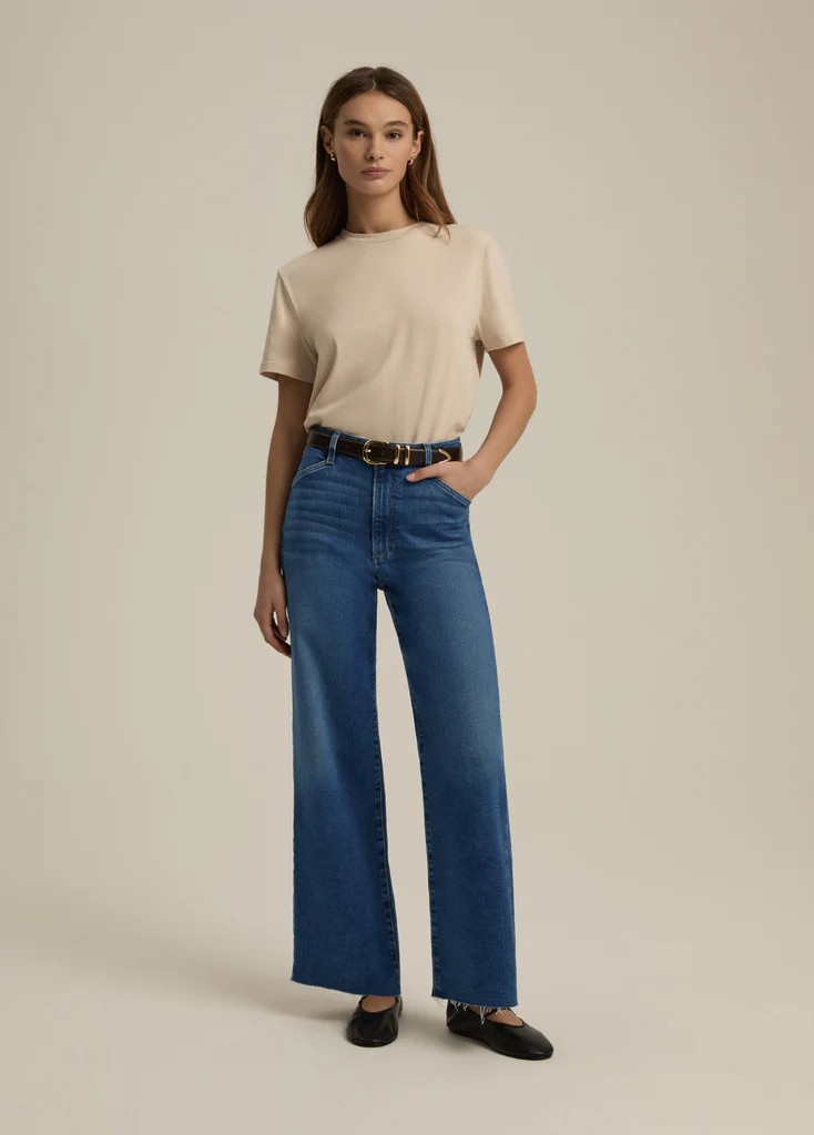 THE MISCHA SUPER HIGH RISE WIDE LEG ANKLE | Favorite Daughter