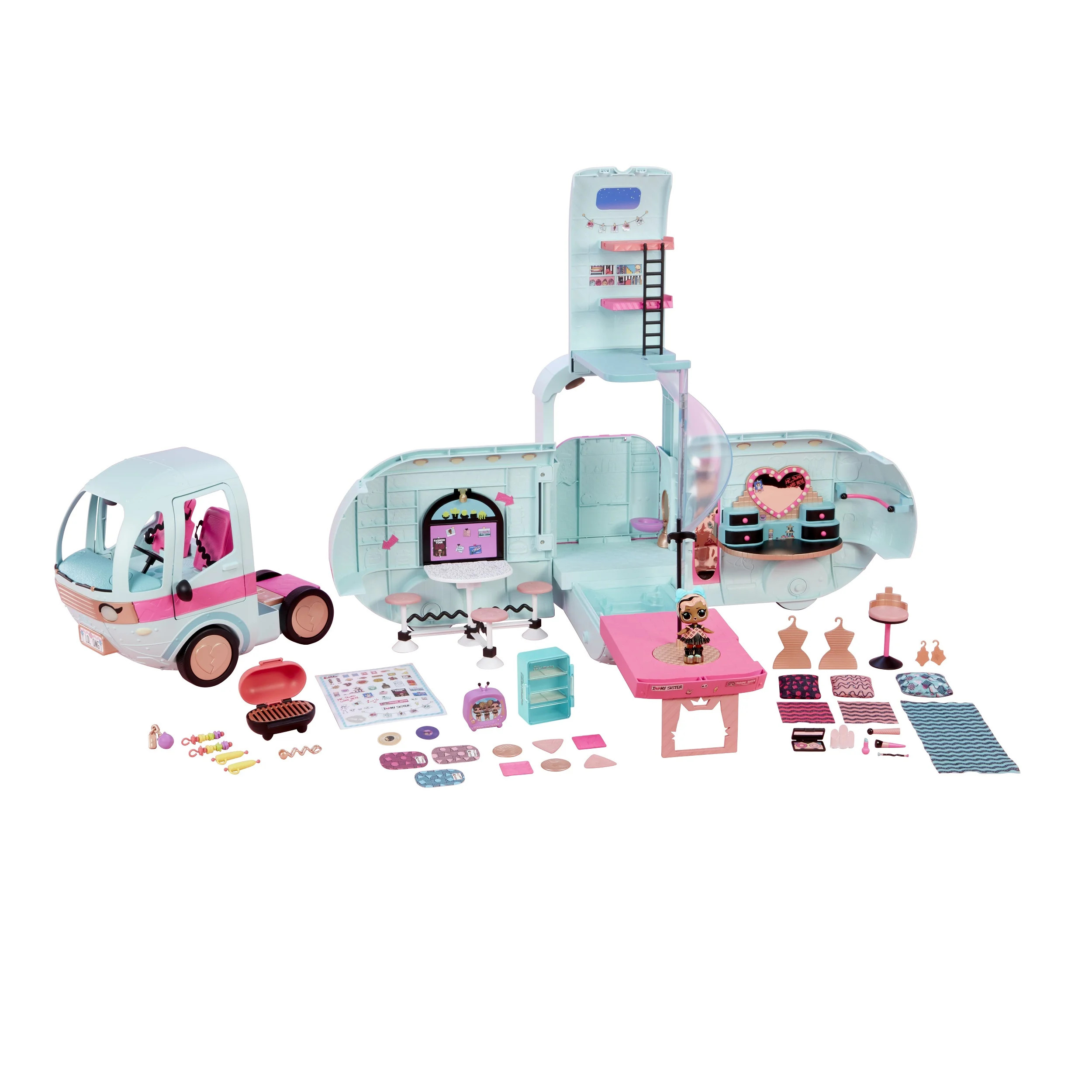 LOL Surprise 2-in-1 Glamper Fashion Camper With 55+ Surprises, Great Gift for Kids Ages 4 5 6+ | Walmart (US)