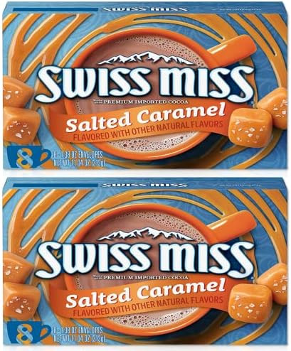 Salted Caramel Hot Chocolate Mix Bundle. Includes Two-11.04 Oz Boxes of Swiss Miss Salted Caramel Ho | Amazon (US)