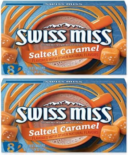 Salted Caramel Hot Chocolate Mix Bundle. Includes Two-11.04 Oz Boxes of Swiss Miss Salted Caramel Ho | Amazon (US)