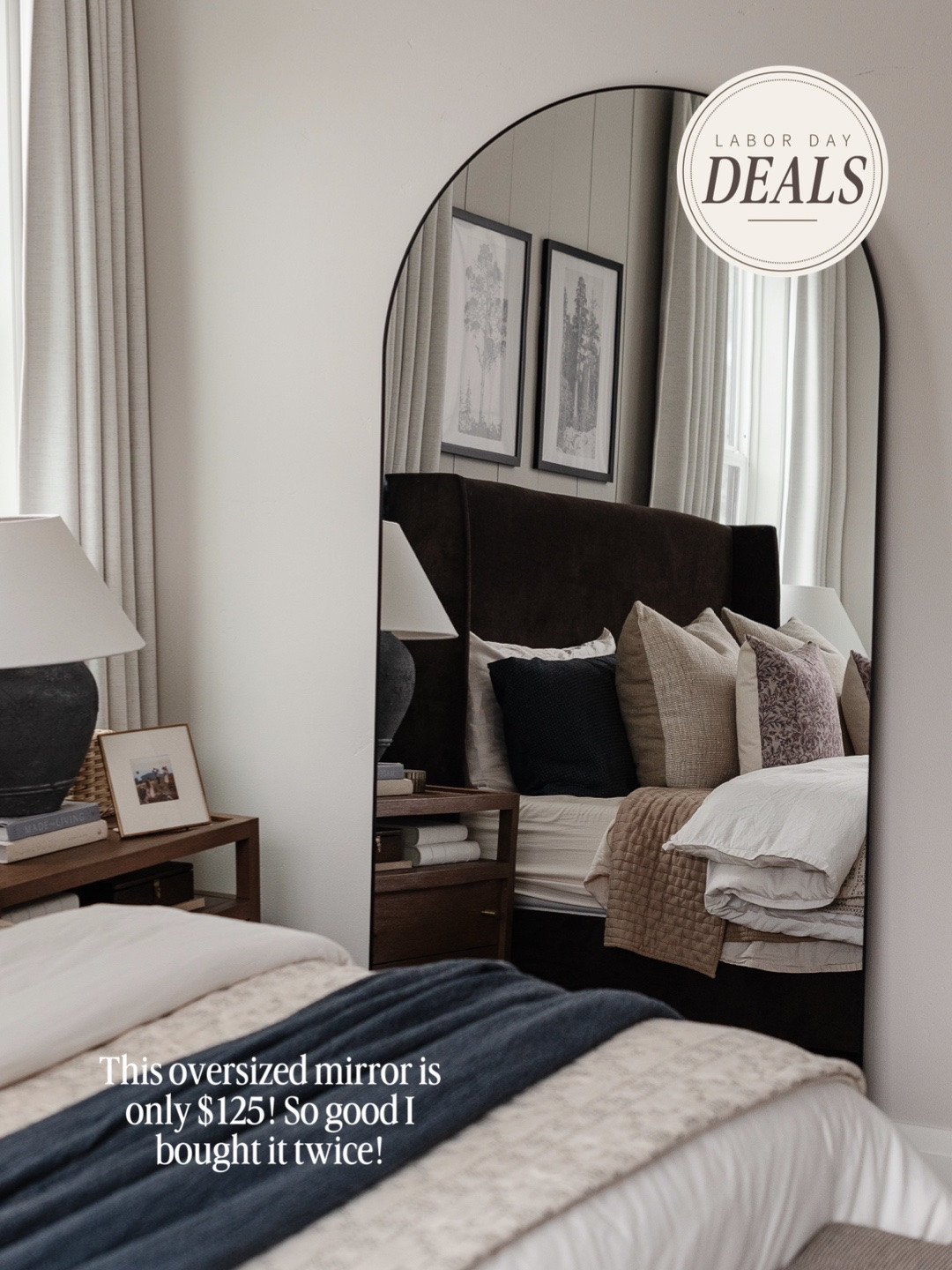 Almost everything in our home is on sale for Labor Day 👀 Sharing some of the BEST deals on pieces we own + love — including furniture, rugs, lighting, decor + more! 🤎

Labor Day sale, Labor Day deals, home decor sale, furniture sale, home finds, affordable home decor, designer look for less, bedroom decor, bathroom decor, living room decor, dining room decor, rugs, lighting, bedroom furniture, Wayfair finds, Walmart home, Amazon home, home favorites, neutral home decor, transitional home decor, bedroom, decor, bed, arched mirror, floor, mirror, lamp, nightstand, Labor Day, sale, bedding, fall ￼

#LTKSaleAlert #LTKHome #LTKSeasonal