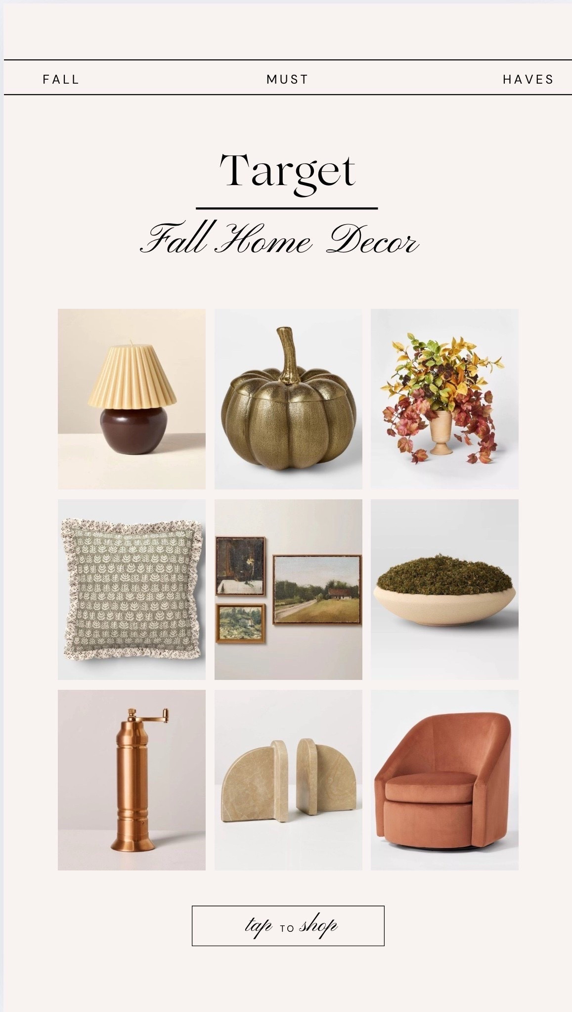 Fall home decor from target #TargetStyle #TargetHome

#LTKSeasonal #LTKSaleAlert #LTKHome