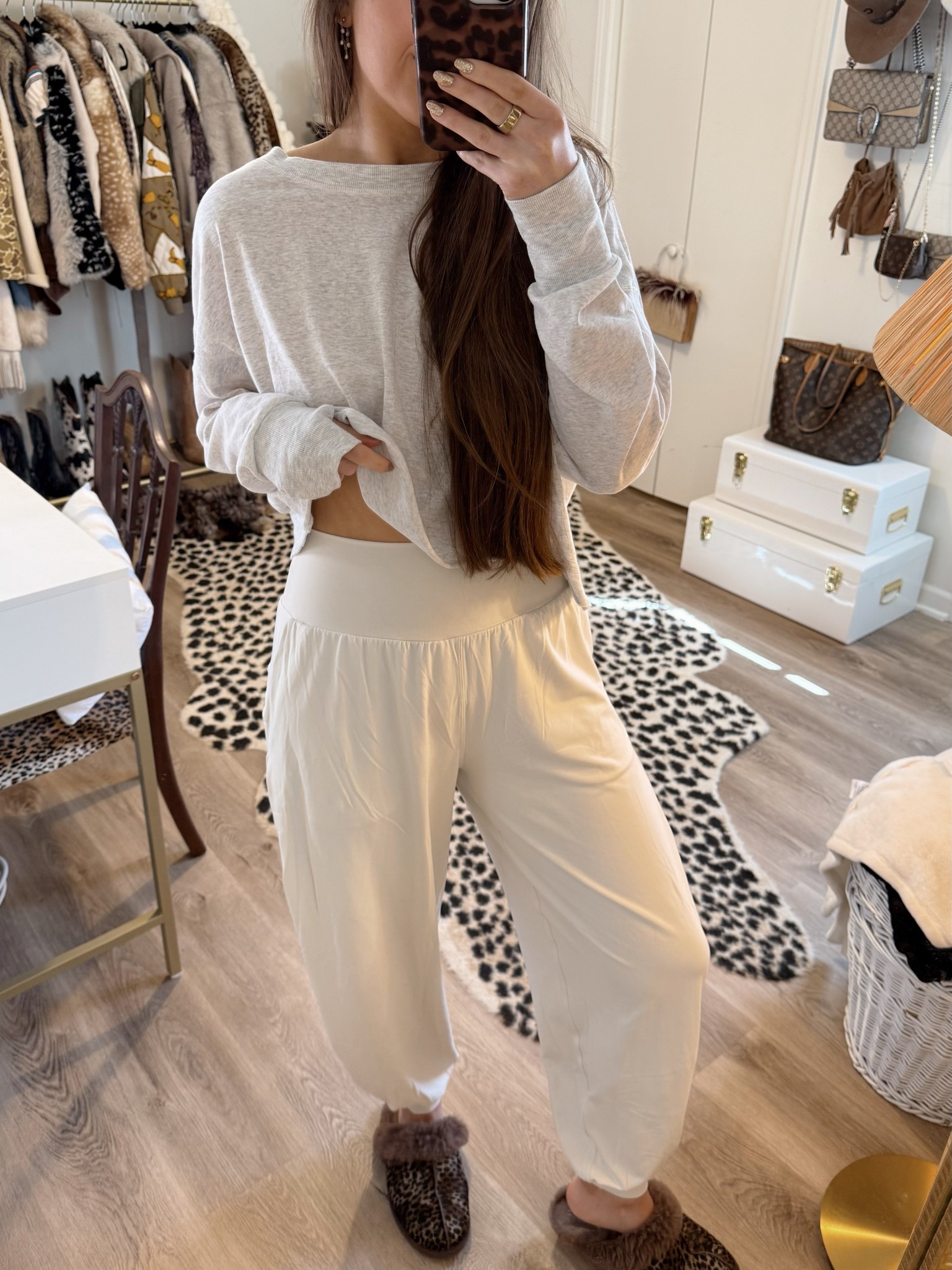 New Lulu pants — wearing a small