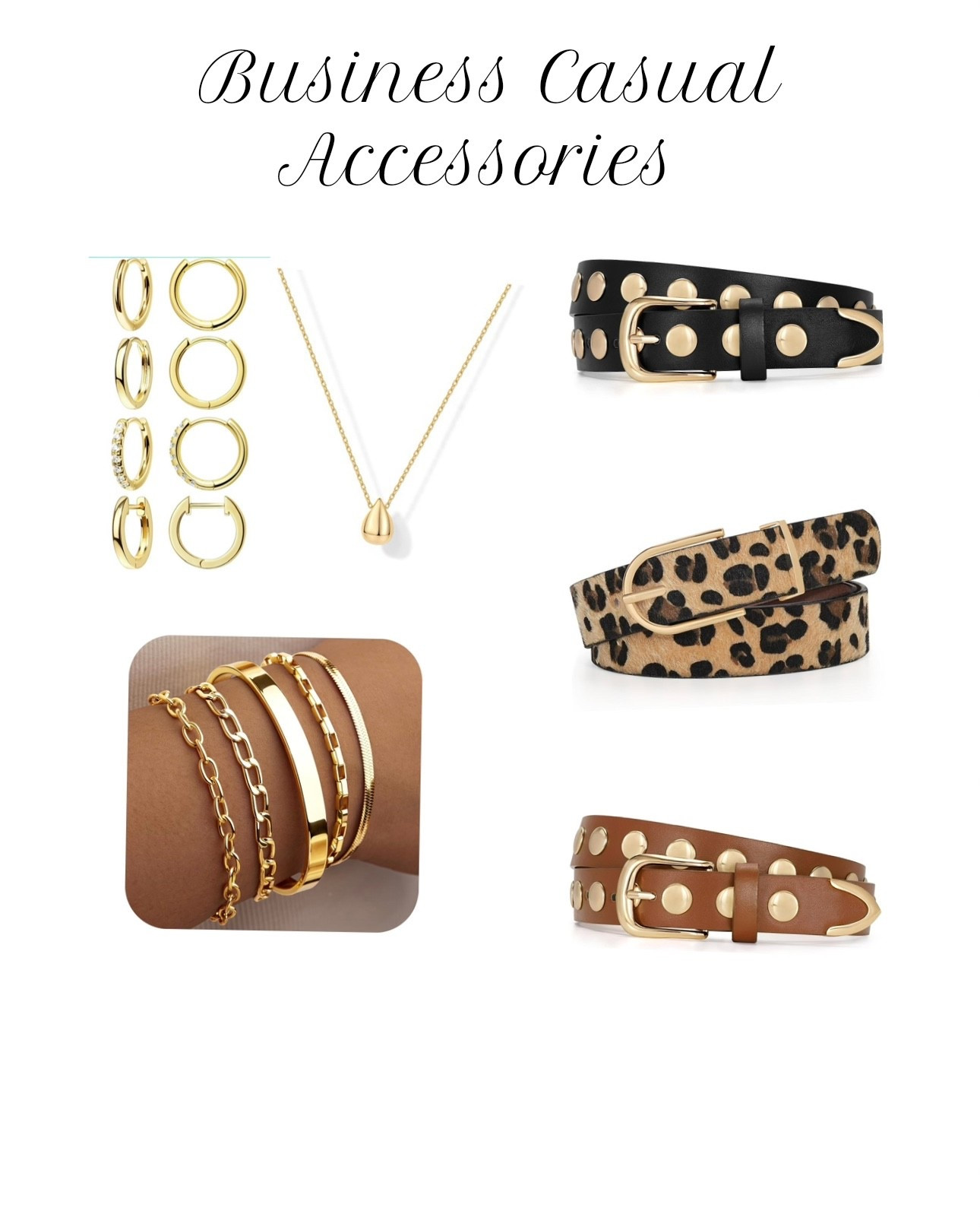 The easiest way to elevate your business casual outfit is to add some matching accessories  

#LTKStyleTip #LTKFindsUnder50 #LTKFindsUnder100