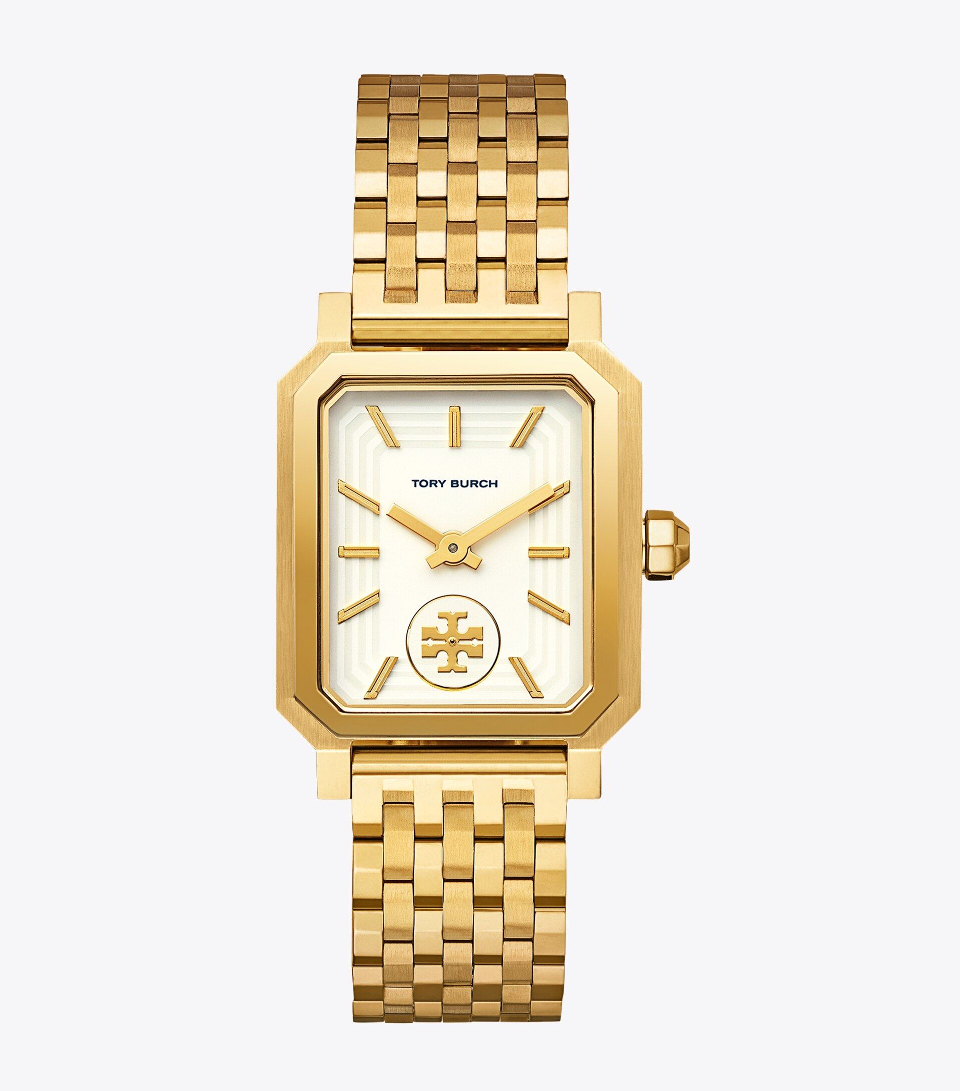 Robinson Watch, Gold-Tone/Cream, 27 X 29 MM: Women's Designer Strap Watches | Tory Burch | Tory Burch (US)
