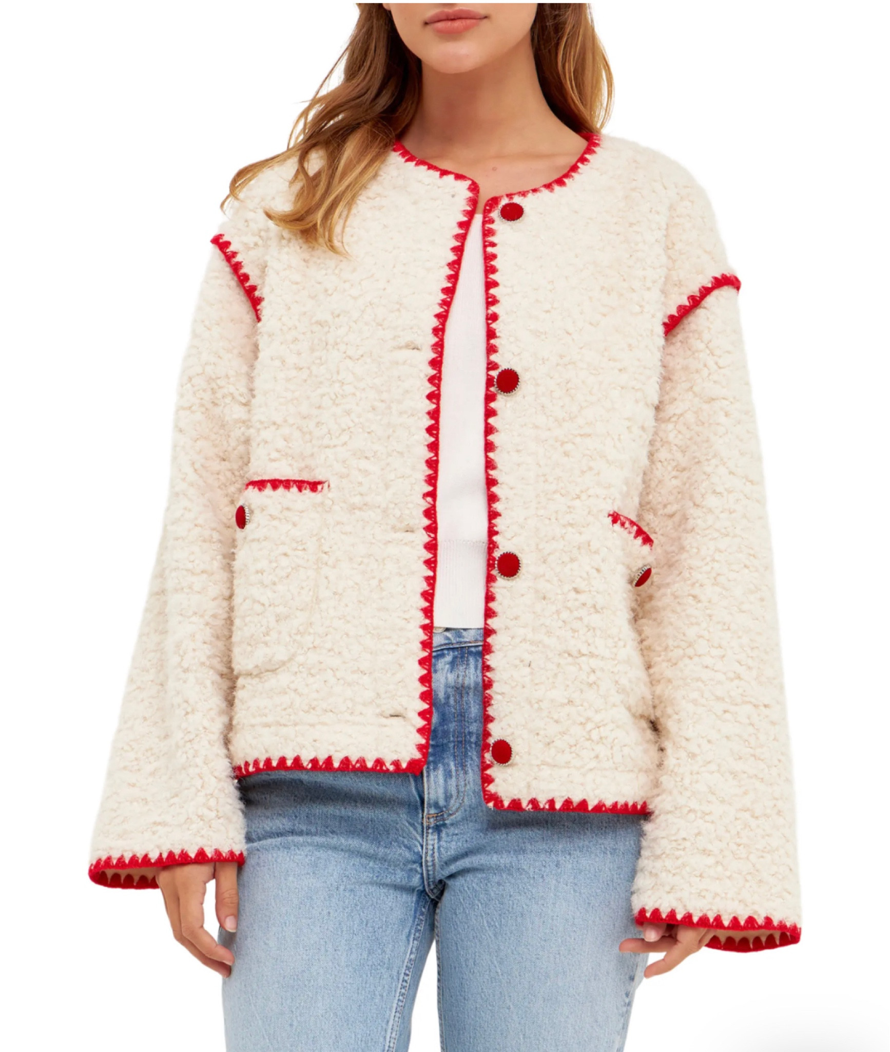 Shearling jacket 

#LTKstyletip #LTKSeasonal #LTKFind