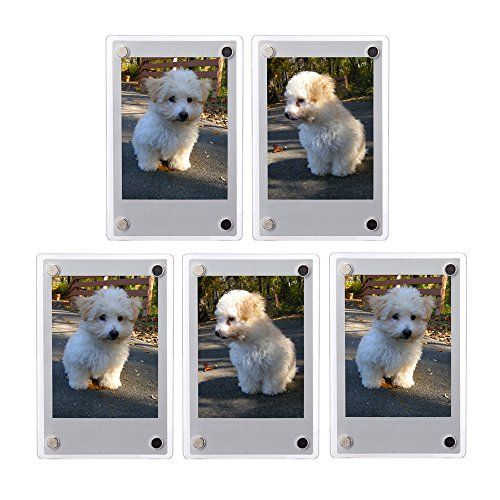 FoRapid 3" Dual Sided Clear Acrylic Refrigerator Magnetic Photo Frame, Frameless Display Compatib... | Amazon (US)
