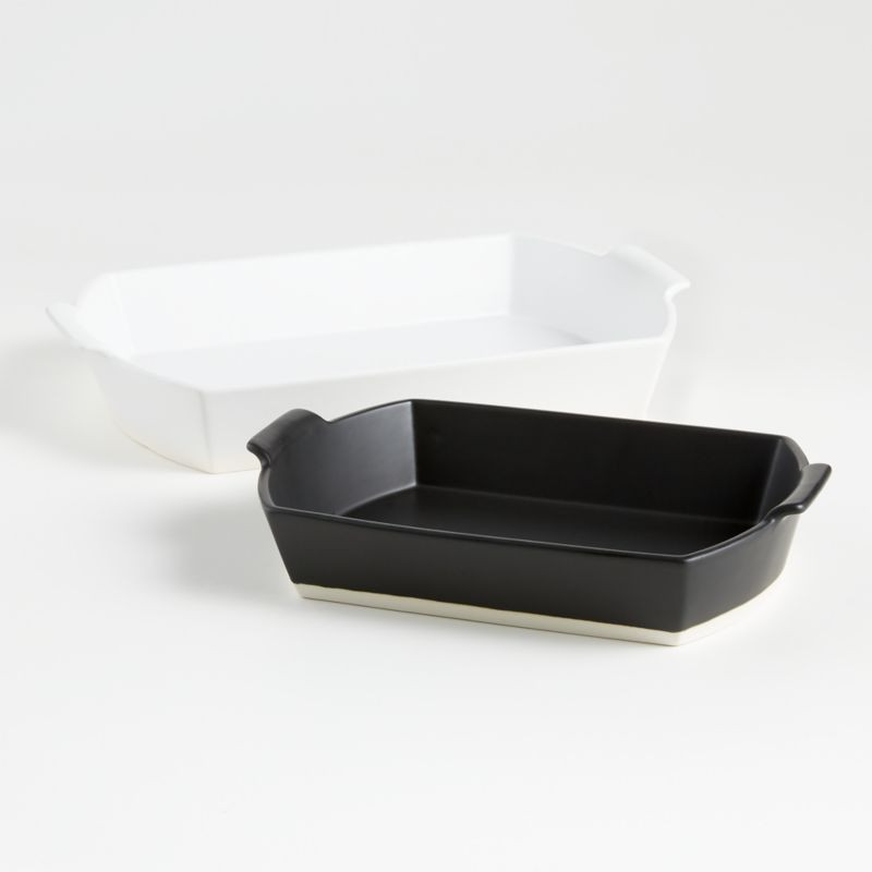 Shaillee Matte Baking Dishes, Set of 2 + Reviews | Crate and Barrel | Crate & Barrel