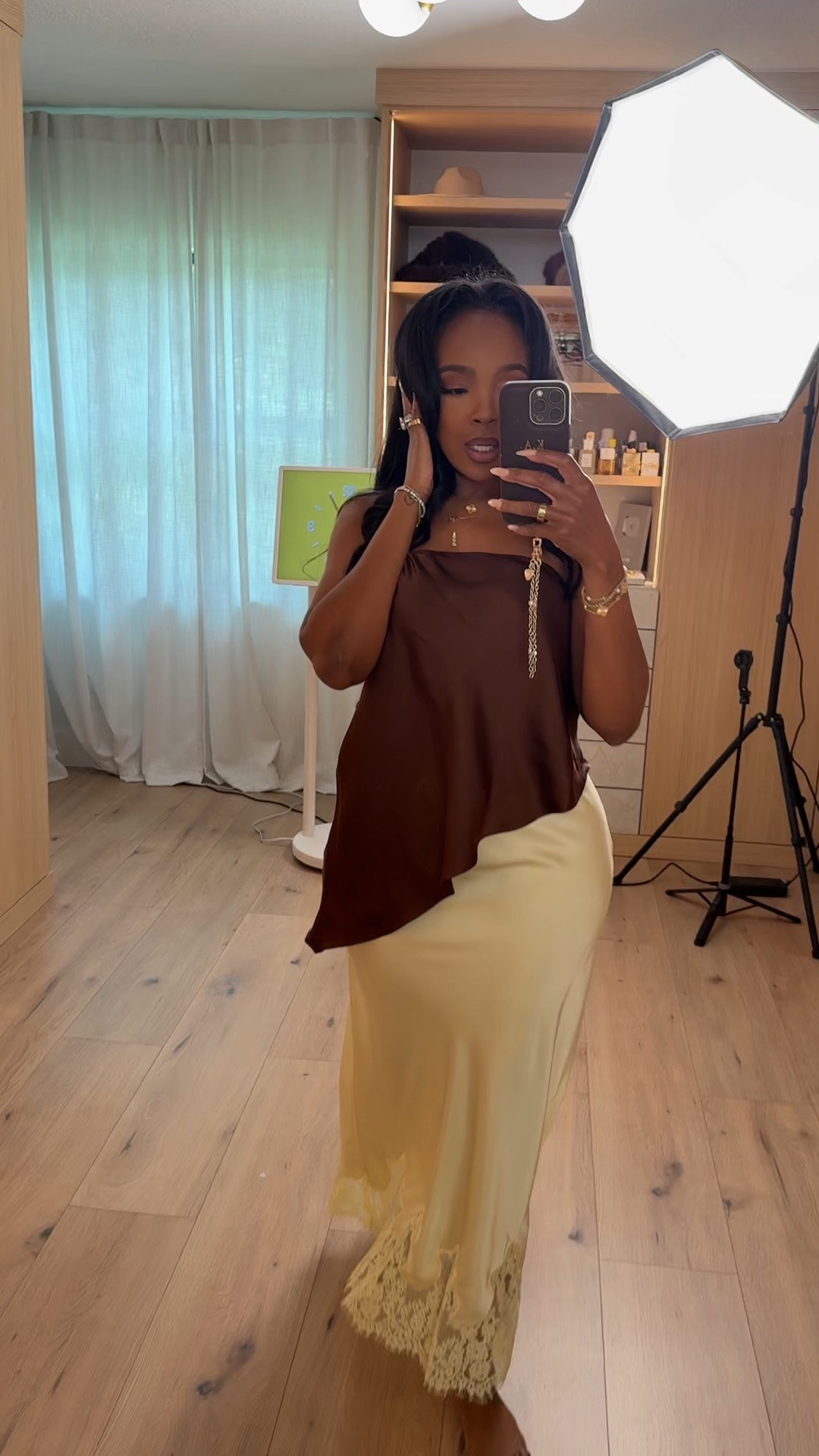 Scroll to shop this soft neutral look 🤎

A satin-inspired top paired with a flowy lace-trim skirt gives you that effortless feminine vibe—both pieces are easy to mix and match, making this a smart outfit where your cost per wear drops every time you restyle it.

Perfect for brunch, date nights, vacations, or elevated everyday looks.

📏 Measurements: 5’4”, 140 lbs, 34D bust, 27” waist, 40” hips

Follow me on Instagram and YouTube @kirasfashionfinds

#LTKPetite #LTKgrwm