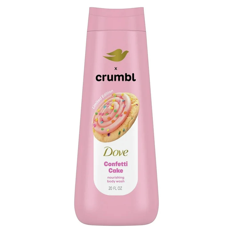 Dove Crumbl Moisturizing Liquid Body Wash Confetti Cake, 20 oz | Walmart (US)