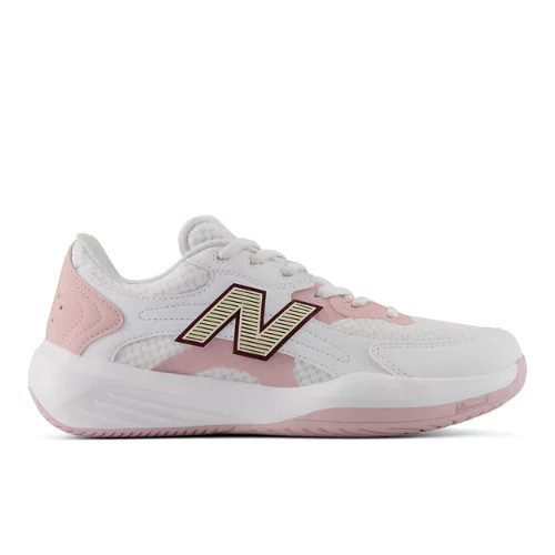 New Balance Women's 696v7 Tennis Shoes - White/Pink (Size 7.5) | New Balance Athletics, Inc.