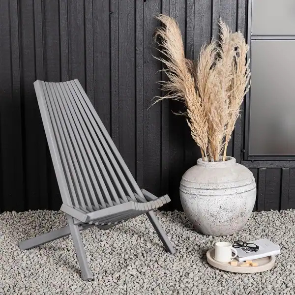 DREAMPATIO AMAYA Folding Wooden Outdoor Chair - On Sale - Overstock - 32500554 | Bed Bath & Beyond