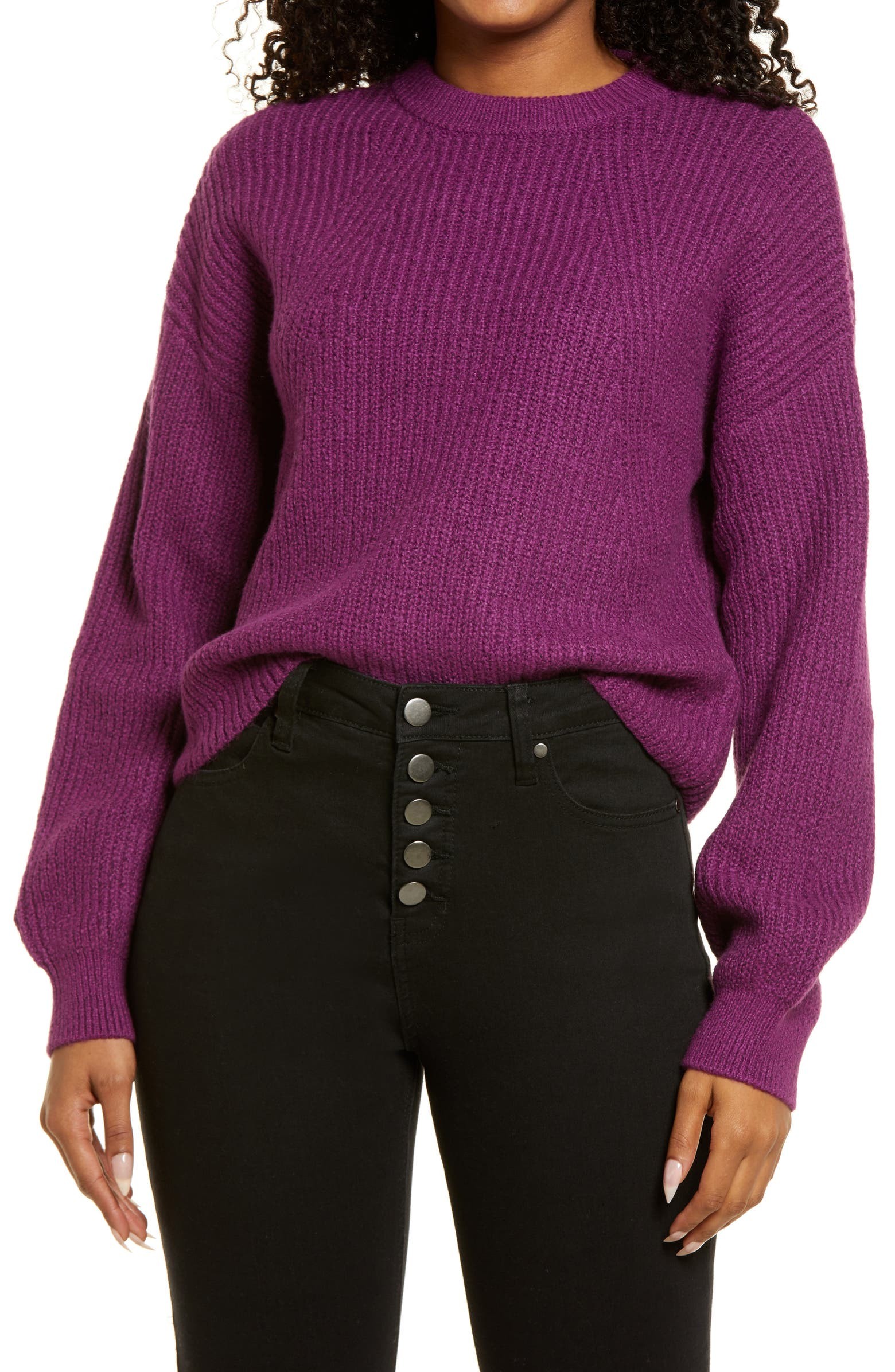 Rib Crewneck Sweater | Nordstrom