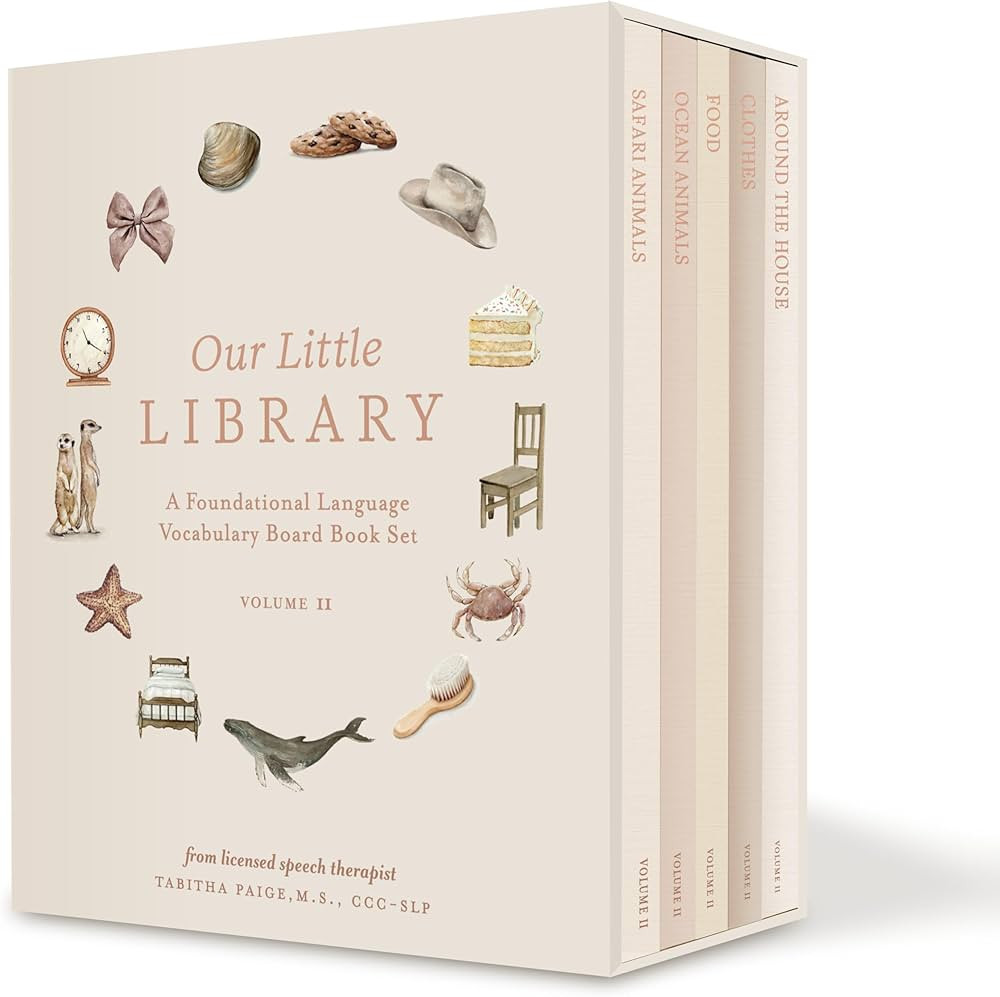 Our Little Library Vol. 2: A Foundational Language Vocabulary Board Book Set for Babies, Includin... | Amazon (CA)