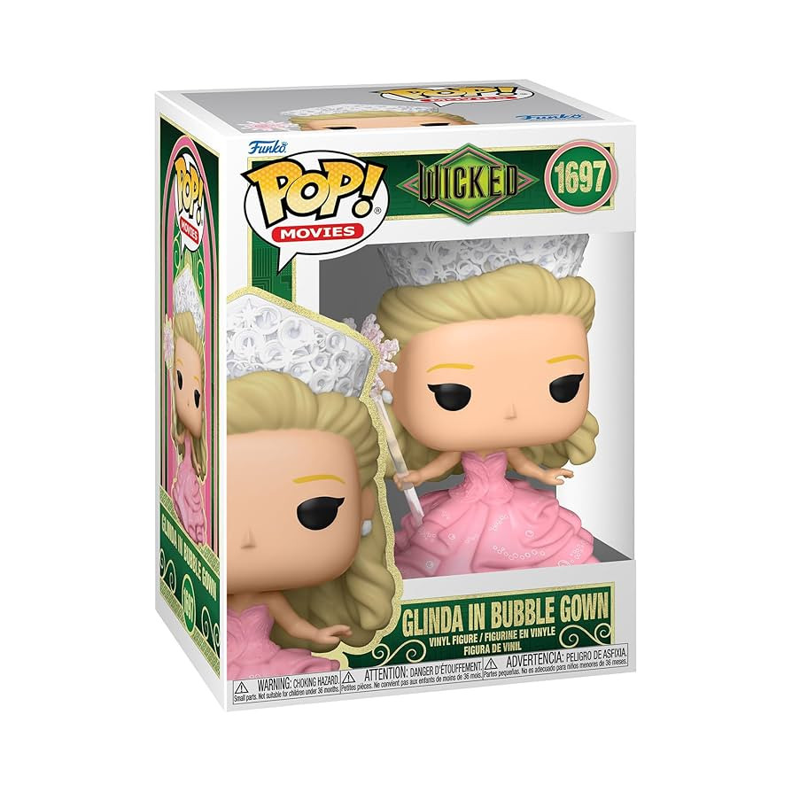Funko POP Movies: Glinda in Bubble Gown - Wicked - Collectable Vinyl Figure - Gift Idea - Officia... | Amazon (US)