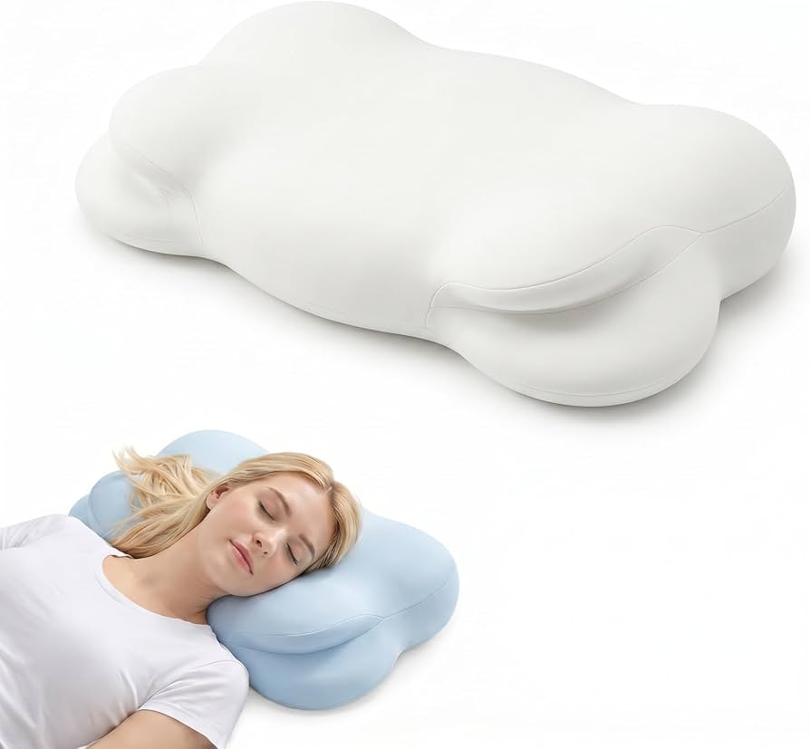 Cloud Pillow,Ergonomic Memory Foam Pillow, Stable Support for Cervical Neck, Cooling Breathable P... | Amazon (US)