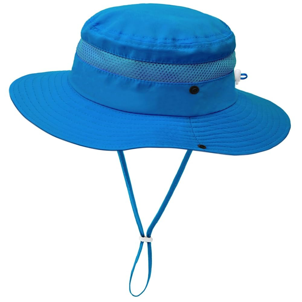 Outdoor Kids Sun Hat for Boys Girls Wide Brim Mesh Bucket Hat UPF 50+ Sun Protection Breathable S... | Amazon (US)