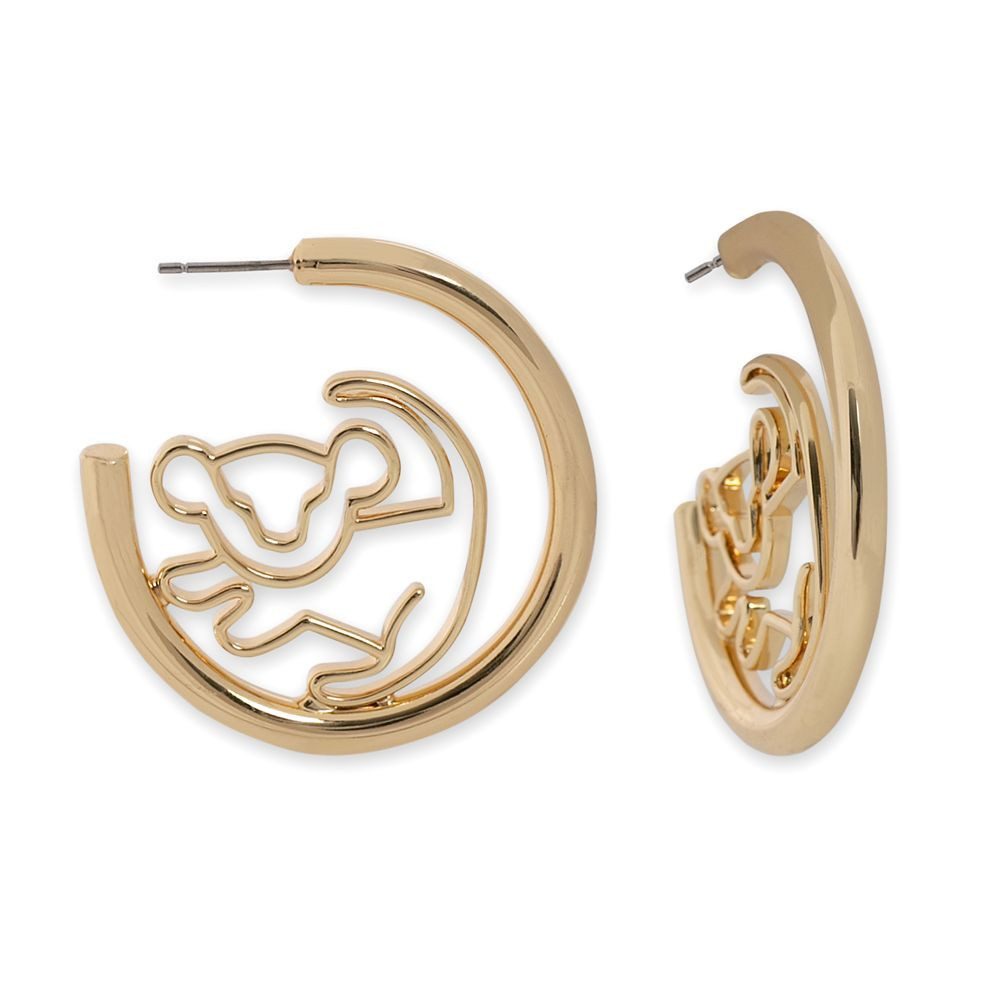 Simba Hoop Earrings by BaubleBar The Lion King Official shopDisney | Disney Store