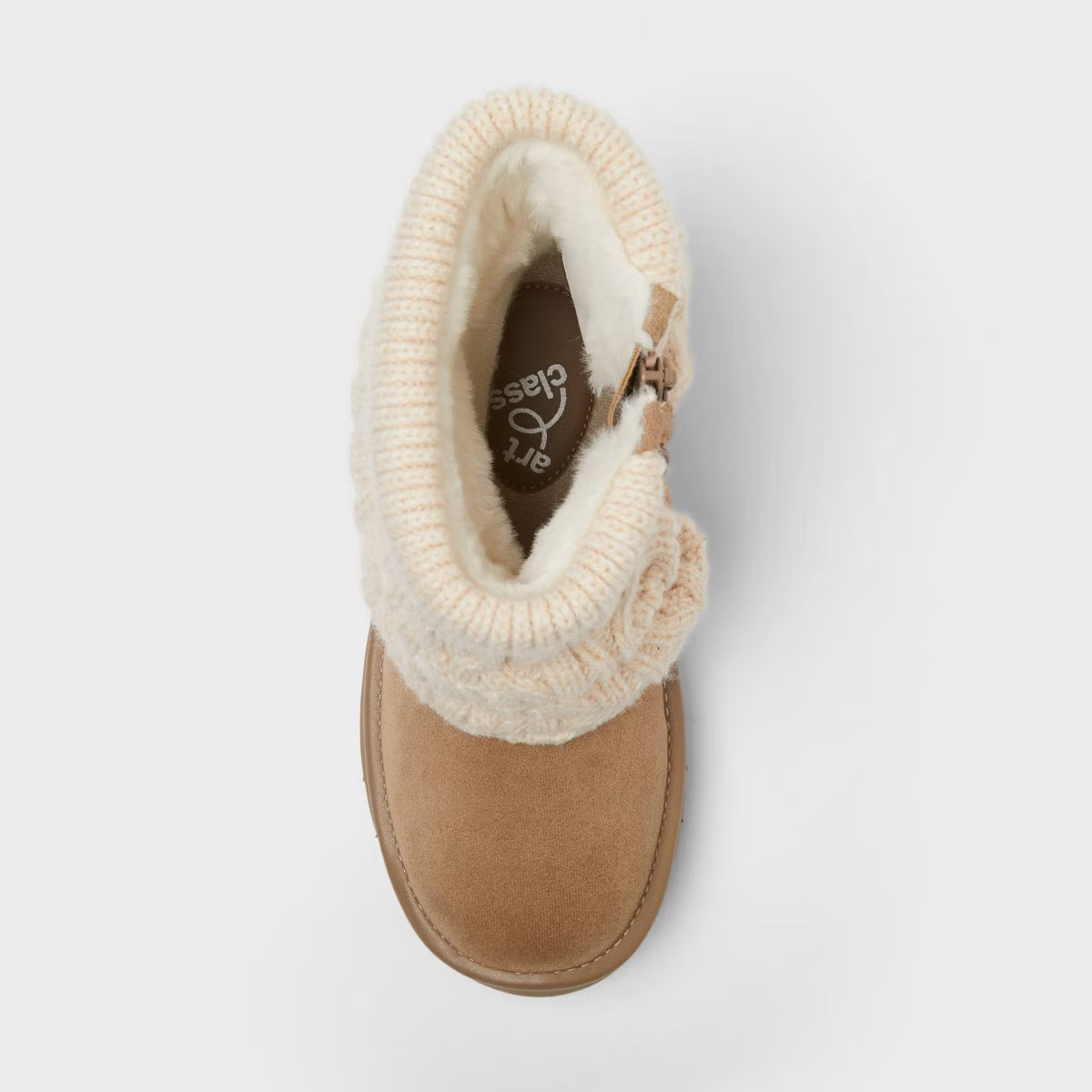 Girls' Zelia Slouch Knit Boots - art class\u2122 Taupe 4 | Target