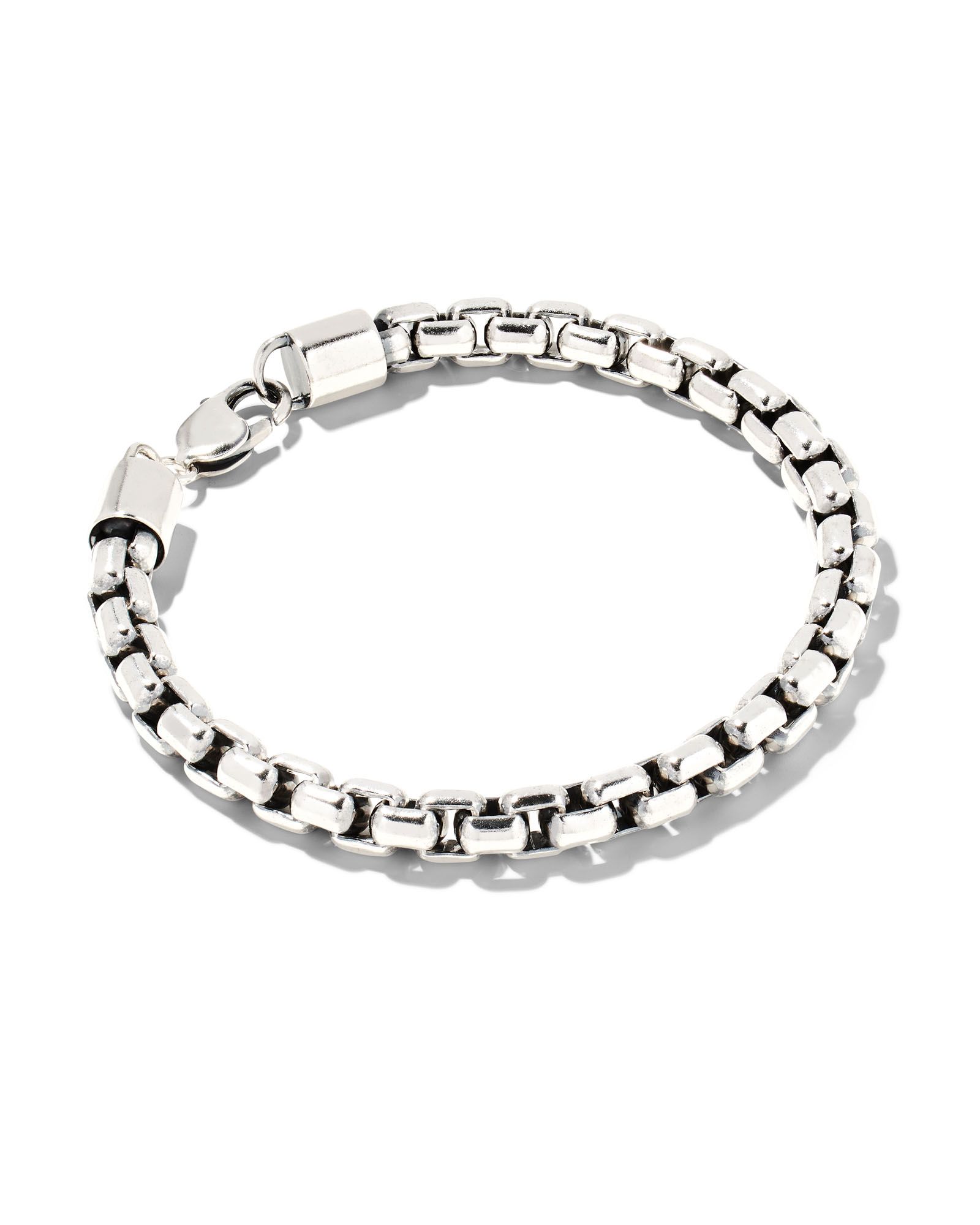 Beck Large Round Box Chain Bracelet in Oxidized Sterling Silver | Kendra Scott | Kendra Scott