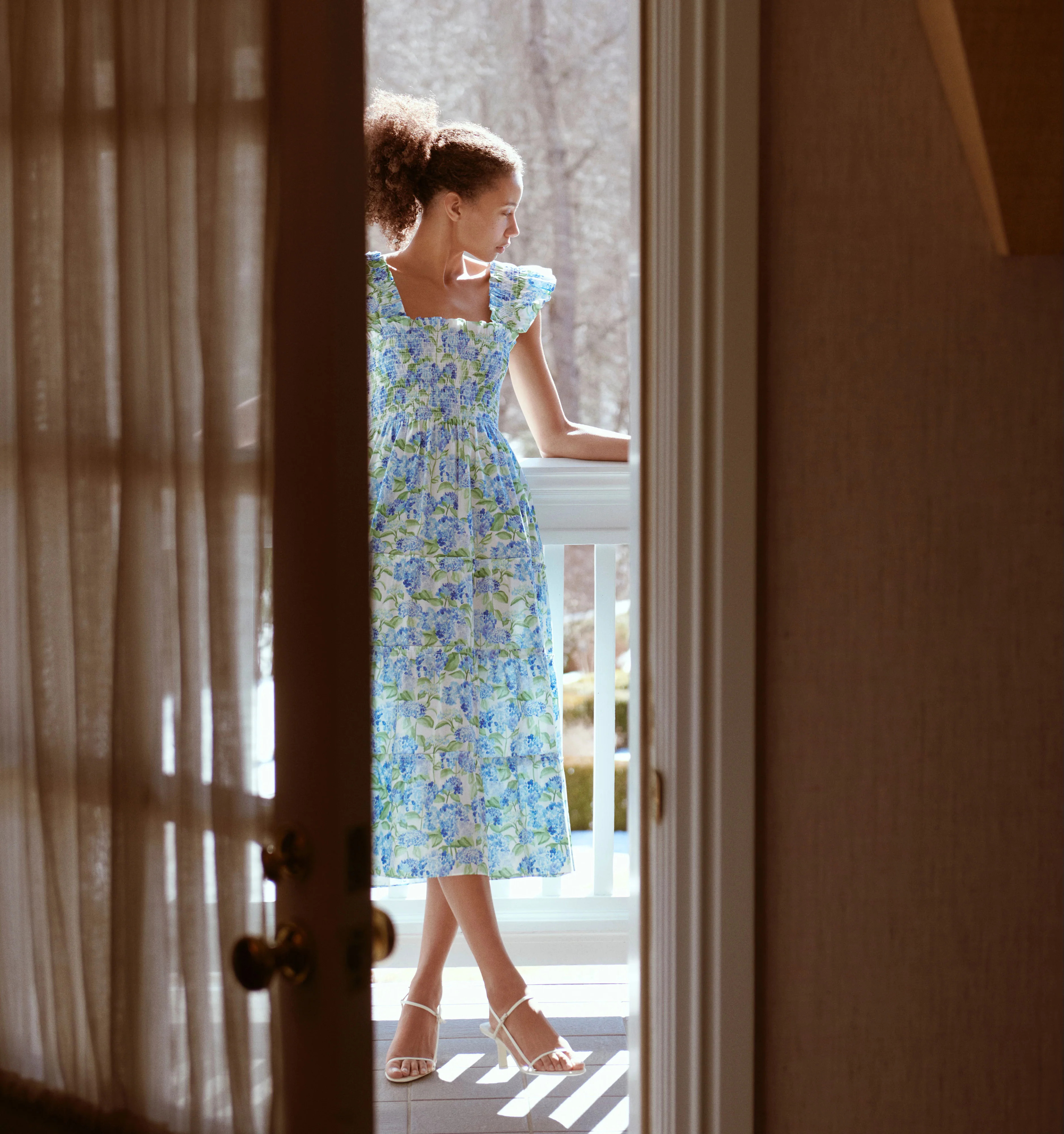 Blue Watercolor Hydrangea | Hill House Home US