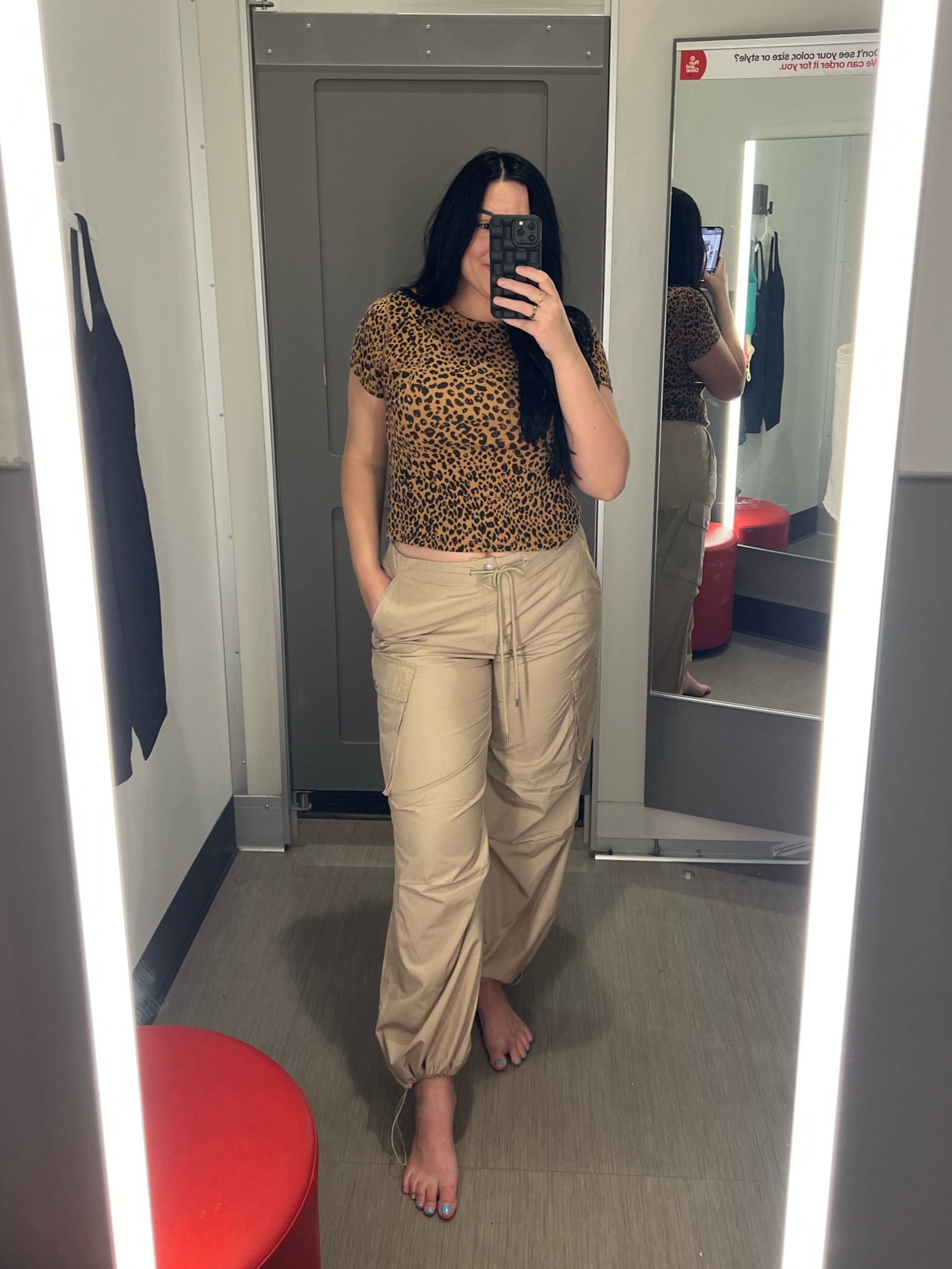 leopard print tee for only $10! 🐆✨

I’m wearing my true size Large & love the fit! I have DD boobs & the shirt is slightly cropped. 

Note: I wouldn’t necessarily wear these two together, but I am IN LOVE with these pants! I took a size Large & wish they had more colors I could buy! They’re so comfortable, adjustable at the ankle & have the perfect relaxed fit.

#LTKMidsize #LTKStyleTip #LTKFindsUnder50