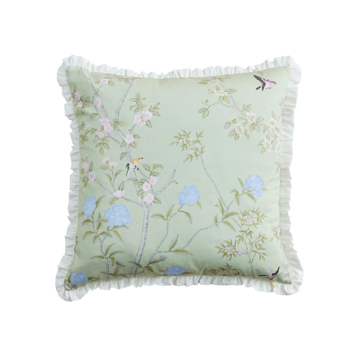 Nicola Pillow in Garden Green | Caitlin Wilson | Caitlin Wilson Design
