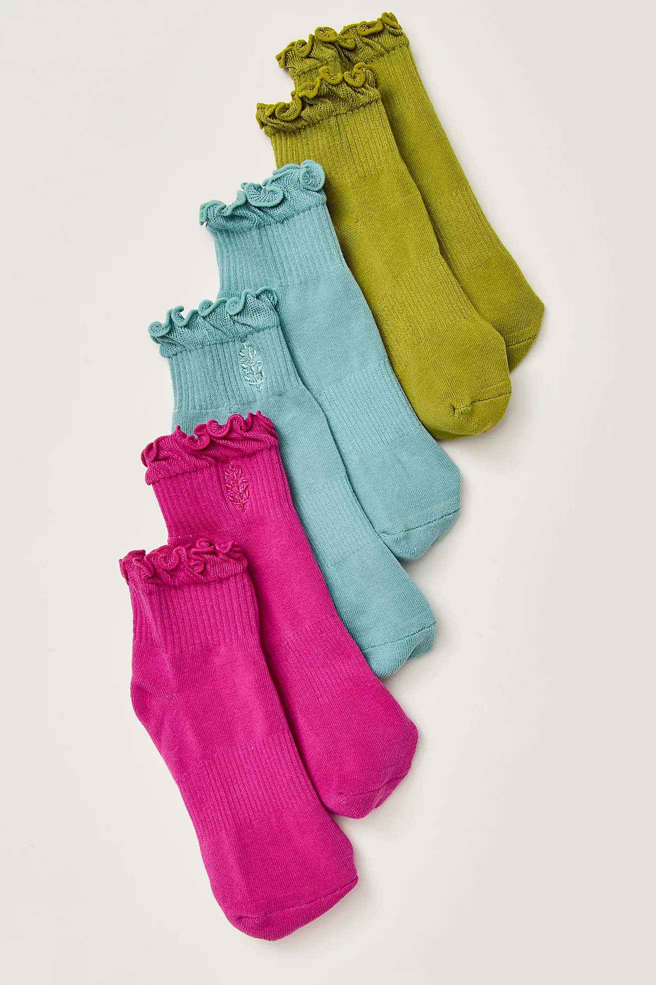 Classic Ruffle Sock 3-Pack Gift Box | Free People (Global - UK&FR Excluded)