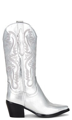 Jeffrey Campbell x REVOLVE The Kid Cowboy Boot in Silver from Revolve.com | Revolve Clothing (Global)
