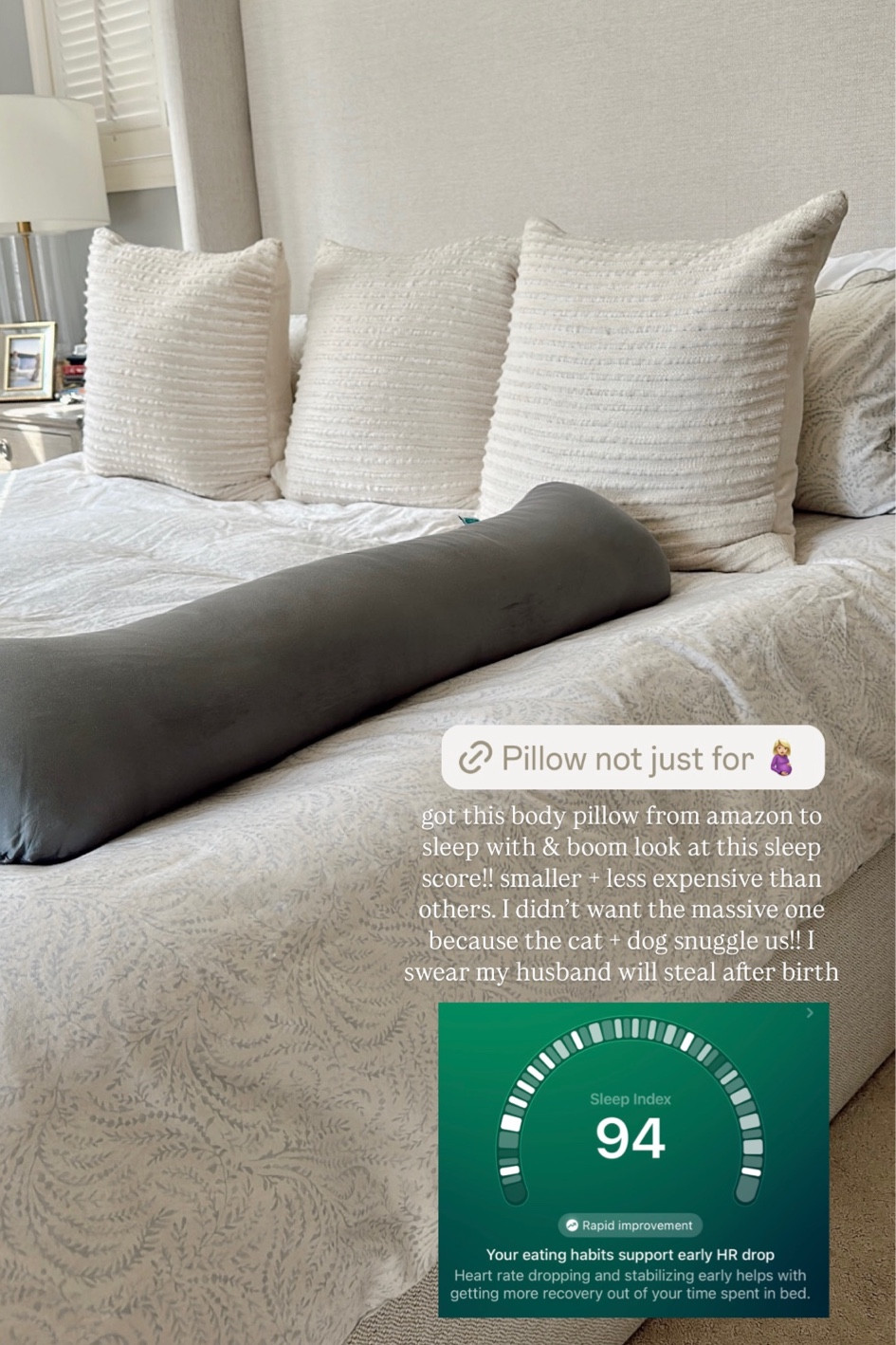 The best pregnancy pillow that’s not just for pregnancy!! 

#LTKBump #LTKBaby #LTKHome