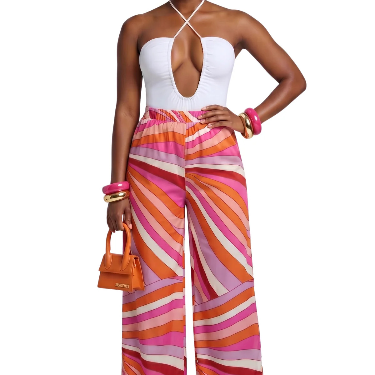 Mod Mirage Maxi Pants | Uptown Gal