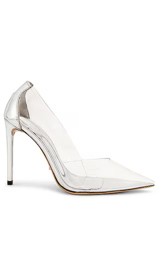 Alijah Heel in Clear Vinylite & Silver | Revolve Clothing (Global)