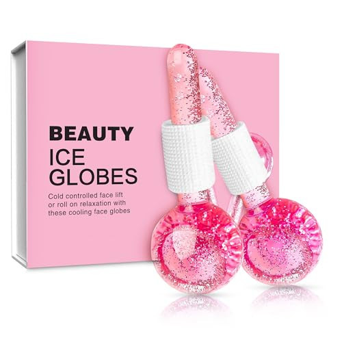 IRENS Ice Globes for Face 2Pcs–Enhancing Daily Beauty with Ice Globes for Facials, Skin Tightening & Anti-Aging–Perfect Ice Globes for Reduction of Puffiness & Wrinkles of Face, Neck & Eyes–Pink | Amazon (US)