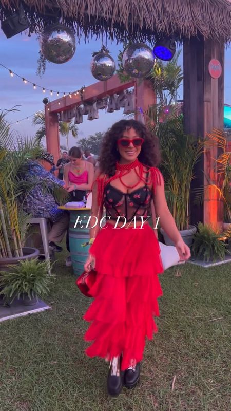 EDC Orlando edclv outfit ideas inspo inspiration music festival concert outfit red petite fashion fall style rave 

#LTKstyletip #LTKtravel #LTKFestival