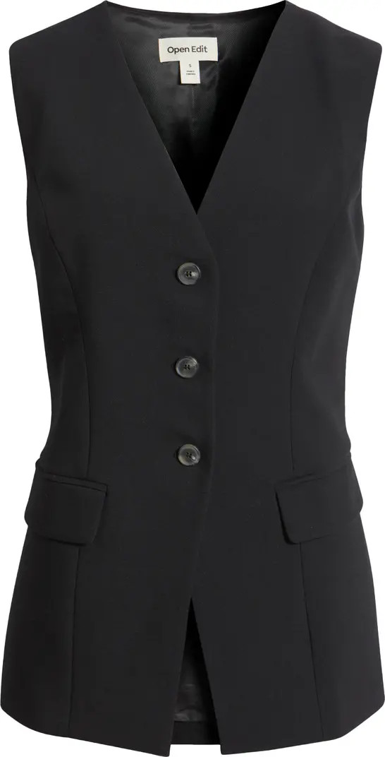 The Icon Collarless Vest | Nordstrom