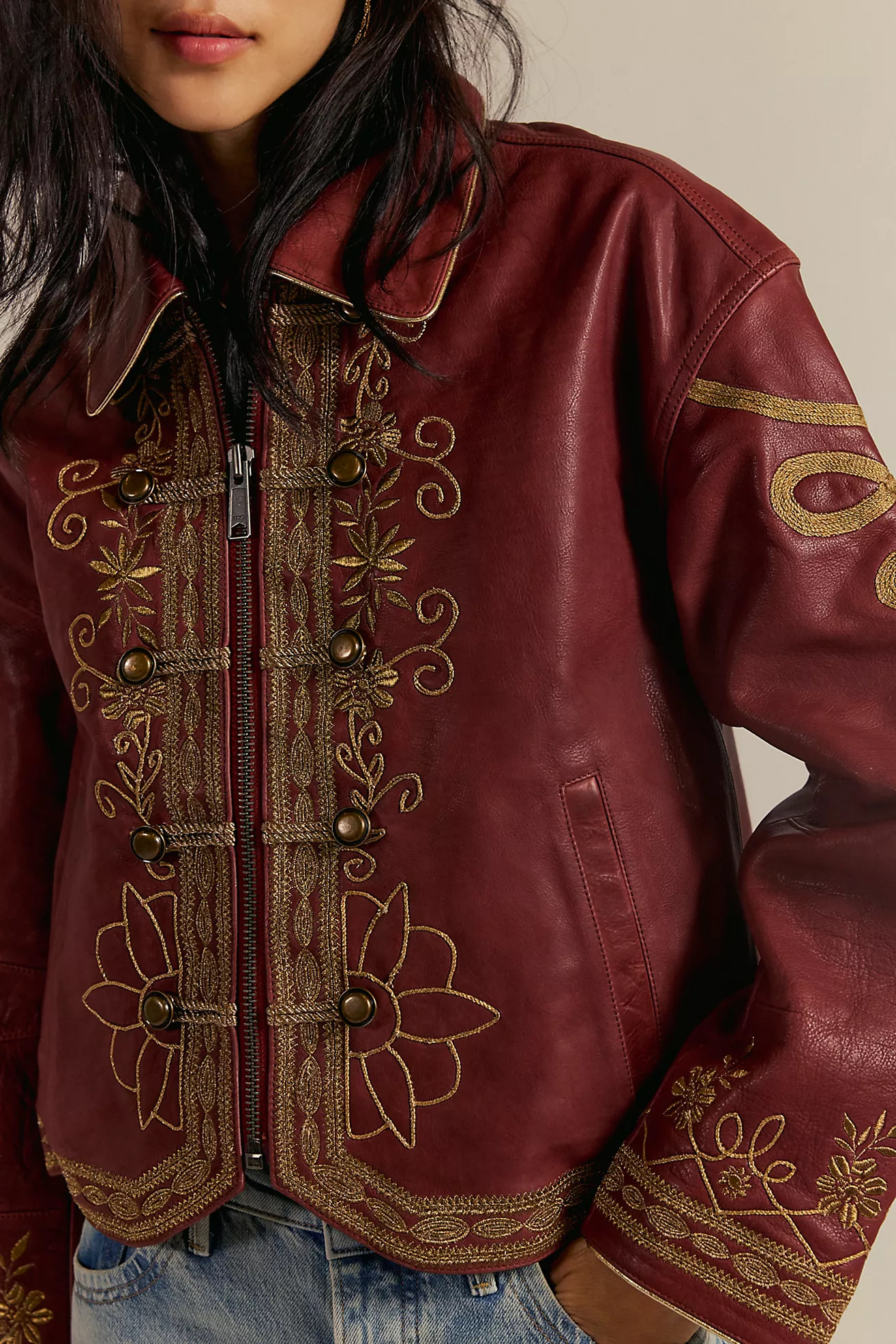 We The Free Lana Leather Jacket | Free People (Global - UK&FR Excluded)