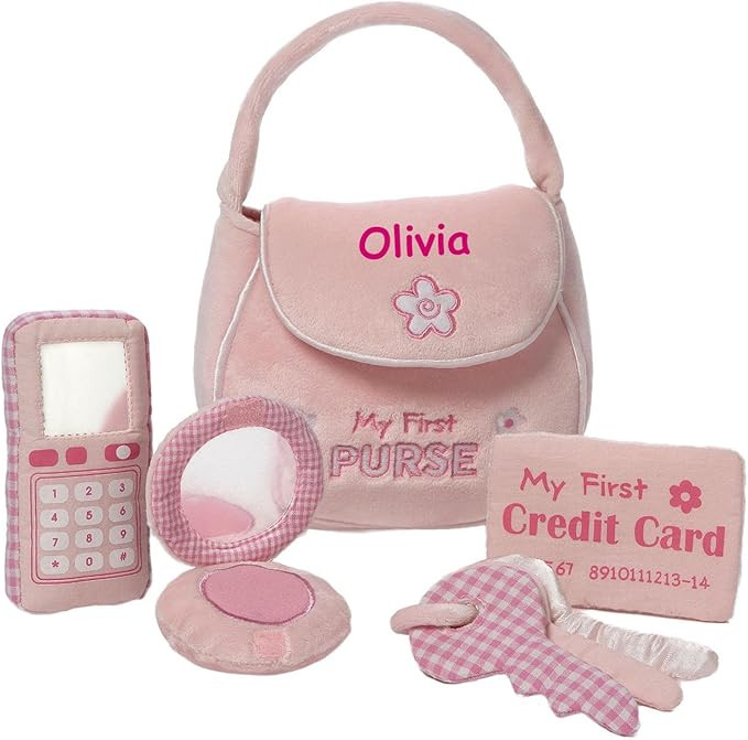 Personalized My First Purse Playset - Plush Baby's First Interactive Play Keepsake Gift Set with ... | Amazon (US)