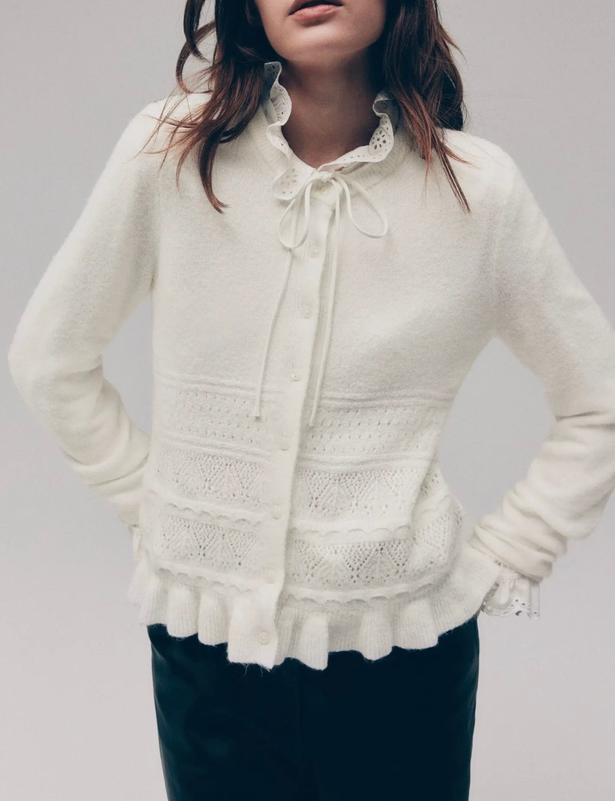 Girly sweater cardigan