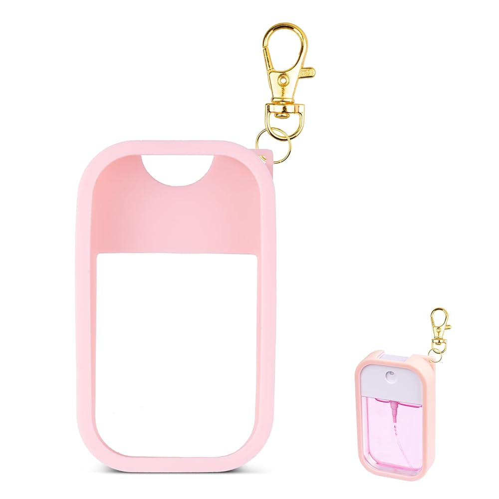 Silicone Case Compatible with Touchland Hand Sanitizer Spray, Protective Case with Keychain for P... | Amazon (US)