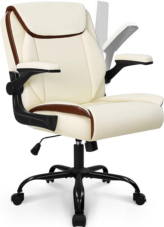 NEO CHAIR Office Chair Adjustable Desk Chair Mid Back Executive Desk Comfortable PU Leather Chair... | Amazon (US)