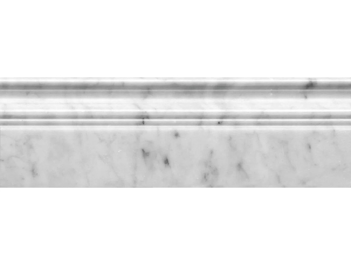4 x 12 Bianco Carrara Marble Tile (Set of 10) | Wayfair North America