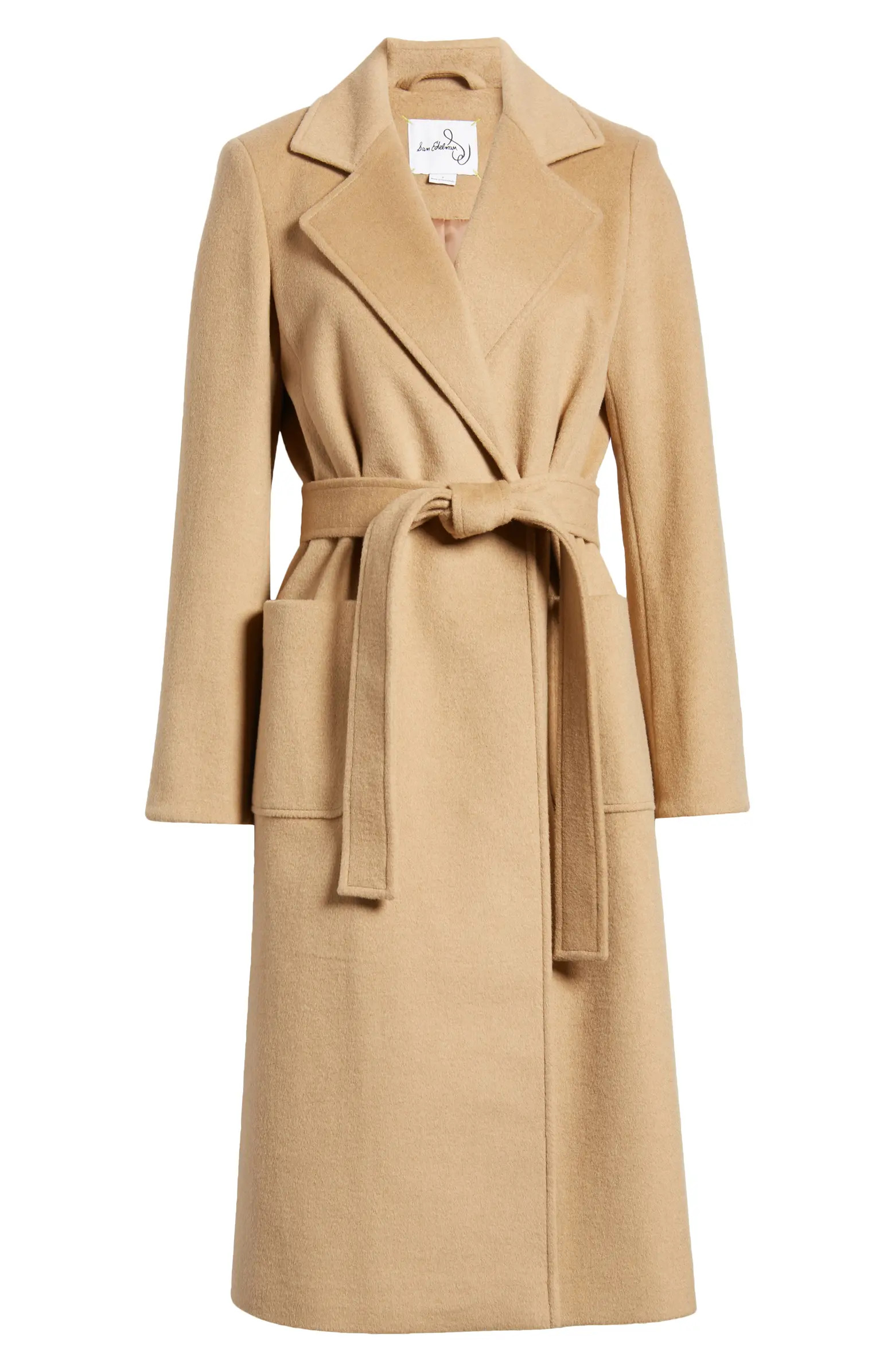 Sam Edelman Wool Blend Wrap Coat | Nordstrom | Nordstrom