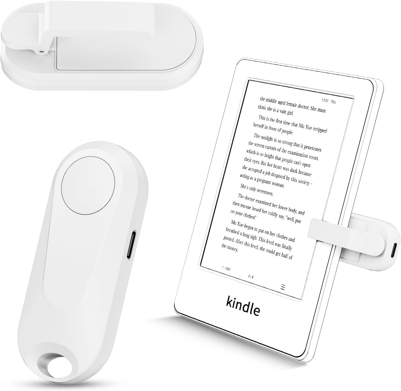 RF Remote Control Page Turner for Kindle Paperwhite Oasis eReaders Kobo,Camera Video Recording Re... | Amazon (US)