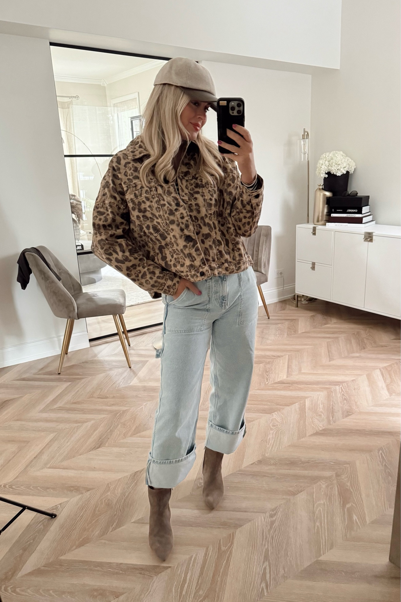 Leopard denim jacket - trending now! I’m in small.

Leopard print. Amazon fashion. Fall fashion. Fall styles. 

#LTKSeasonal #LTKFindsUnder50 #LTKStyleTip